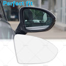 Left or Right Side Mirror Glass Suitable for VW Golf MK7 MK7.5 13-18 Heated Convex with Base