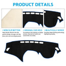 Non-Slip Dash Mat Dashboard Cover Suitable For BMW 1 Series F20 12-17 Black Blue