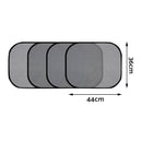 4x Car Side Window Screen Mesh Sun Shade Cover Windshield Sunshade Visor