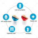Digital Invisible Hearing Aid MiNi CIC Small Sound Voice Amplifier Enhancer L R