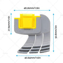 4pcs Activ Brush Scrubber For Zodiac MX6 MX8 AX10 AstralPool S10 Pool Cleaners