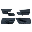 4PCS Black Leather LH RH Door Armrest Panel Cover Suitable For VW Jetta Golf MK5