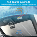 6x Car Sunshade Window Sun Shade Windscreen Visor Suitable For Ford Ranger 15-24