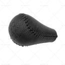 1x Black Leather Transfer Case Knob Suitable for Nissan Patrol GU Y61 GQ Y62