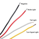 2x 20-LED Rear Stop Brake Flowing Turn Signal Tail Lights Suitable For Truck, Trailer & Caravan