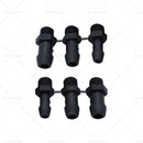 2x Reusable Washable Fuel Filter Chrome Glass Inline Suitablefor 1/4 inch  5/16 inch  3/8 inch