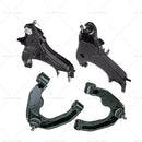 2x Front Upper+Lower Control Arms Suitable For Nissan Navara D22 4WD 97-15
