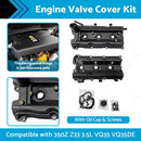 2PCS Engine Valve Cover Suitable For Nissan 350Z Z33 3. 5L VQ35 VQ35DE 2002-2006