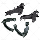 2x Front Upper+Lower Control Arms Suitable For Nissan Navara D22 4WD 97-15