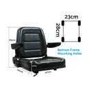 Tractor Seat Forklift Excavator Universal Suspension Backrest Truck Chair