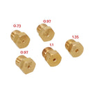 5PCS Burner Gas Natural Gas Hob LPG Conversion Kit Jets Nozzles Injectors Set
