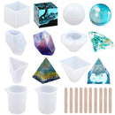 Snowflake Silicone Pendant Mold Making Jewelry Resin Necklace Mould Craft DIY 3D