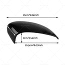 Left&Right Side Wing Mirror Cover Cap Gloss Black Suitable For Ford Fiesta MK7 2008-2017