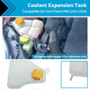 RADIATOR EXPANSION BOTTLE TANK HEADER  and  CAP FIT FORD FIESTA MK6 WP WQ 2001-2008
