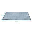 Cooling Mat Suitable For Dogs Cats All Car Types SUVs Trucks Sedans Grey 90x50cm