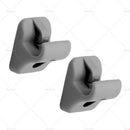 2x Grey Sun Visor Clip Part LH /RH Side For Hyundai i20 Getz Visor Clip