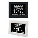 7 inch  LED Large Digital Day Clock Calendar Dementia Date Week Month Year Time Wall