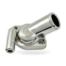 Chrome Twin Outlet Thermostat Housing Water Neck Suitable for Holden 253 308 V8 - ZT2