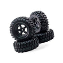 Wheels Rims Rubber Tires 12mm Hex Suitable For 1/10 Off-Road RC Rock Buggy Truck