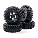 Wheels Rims Rubber Tires 12mm Hex Suitable For 1/10 Off-Road RC Rock Buggy Truck