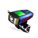 USB Rechargeable LED Bicycle Headlight Bike Front Head Light w/ Horn Speedometer