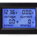 DC 6.5-100V 20-50-100A LCD Digital Combo Panel Display Volt Amp Power Watt Meter - XQ1