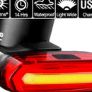 120 Lumens LED Bike Tail Light USB Rechargeable Powerful Bicycle Rear Light