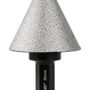60° 1 Pcs 35mm Diamond Chamfer Finger Bit Ceramic Tile Milling Cone Bit Cut - XQ1