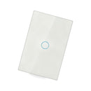 1Piece 1/2/3 Gang Touch Wall Light Switch LED 1 Way Touch Glass Switch