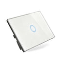 1Piece 1/2/3 Gang Touch Wall Light Switch LED 1 Way Touch Glass Switch