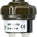 1/8 inch  NPT Air Compressor Tank Pressure Control Switch 70psi ON 100psi OFF 12V 24V