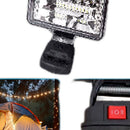 4in 18V LED Work Light Torch Camping Flashlights 2USB Suitablefor Makita Battery