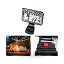 4in 18V LED Work Light Torch Camping Flashlights 2USB Suitablefor Makita Battery