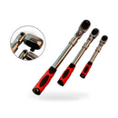 3pc Ratchet Socket Wrench Set Handle Drive 72 Tooth Quick Release 1/4" 3/8" 1/2" - ZT2