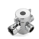 1/2 in Three Way T-adapter Valve For Toilet Bidet Shower Head Diverter Valve