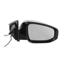 White No Autofold Right Side Door Mirror Suitable for Toyota RAV4 2013-2018 White Right Side Non-Fold