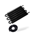 6 Row 6 AN Transmission Oil Cooler Auto Manual Radiator Converter Kit Universal