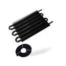 6 Row 6 AN Transmission Oil Cooler Auto Manual Radiator Converter Kit Universal