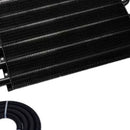 6 Row 6 AN Transmission Oil Cooler Auto Manual Radiator Converter Kit Universal