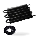 6 Row 6 AN Transmission Oil Cooler Auto Manual Radiator Converter Kit Universal