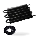 6 Row 6 AN Transmission Oil Cooler Auto Manual Radiator Converter Kit Universal