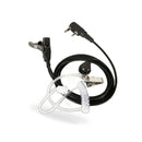 2X Covert Acoustic Tube Earpiece Headset Mic Suitable for Kenwood UV-5R