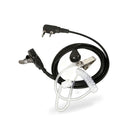 2X Covert Acoustic Tube Earpiece Headset Mic Suitable for Kenwood UV-5R