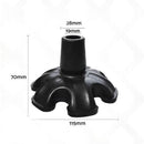 Cane Tip Tripod Non-slip Rubber 19mm Crutch Tip For Walking Stick High Quality