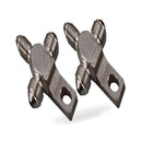 Steel 3AN -3/8 x 24 Male Flare Union Splits Brake Tee Block With Lug Hose Fitting - BD2