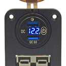 QC 3.0 3.1A USB 50 Amp Plug Dual USB Socket Flush Mount Recessed Plate - XQ1