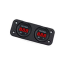 Digital LED Volt Meter Dual Battery Monitor Boat Voltage Marine Gauge DC 12V-24V