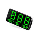 Universal GPS Head Up Display Speedometer Odometer Car Digital Speed Display MPH Over Speeding Alarm Car Clock for All Vehicles - BD1