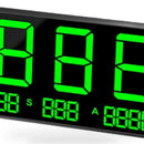 Universal GPS Head Up Display Speedometer Odometer Car Digital Speed Display MPH Over Speeding Alarm Car Clock for All Vehicles - XQ1