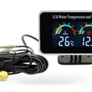 2-in-1 Car Digital LCD Water Temperature Meter & Voltmeter Gauge Suitable For 12V / 24V Vehicles